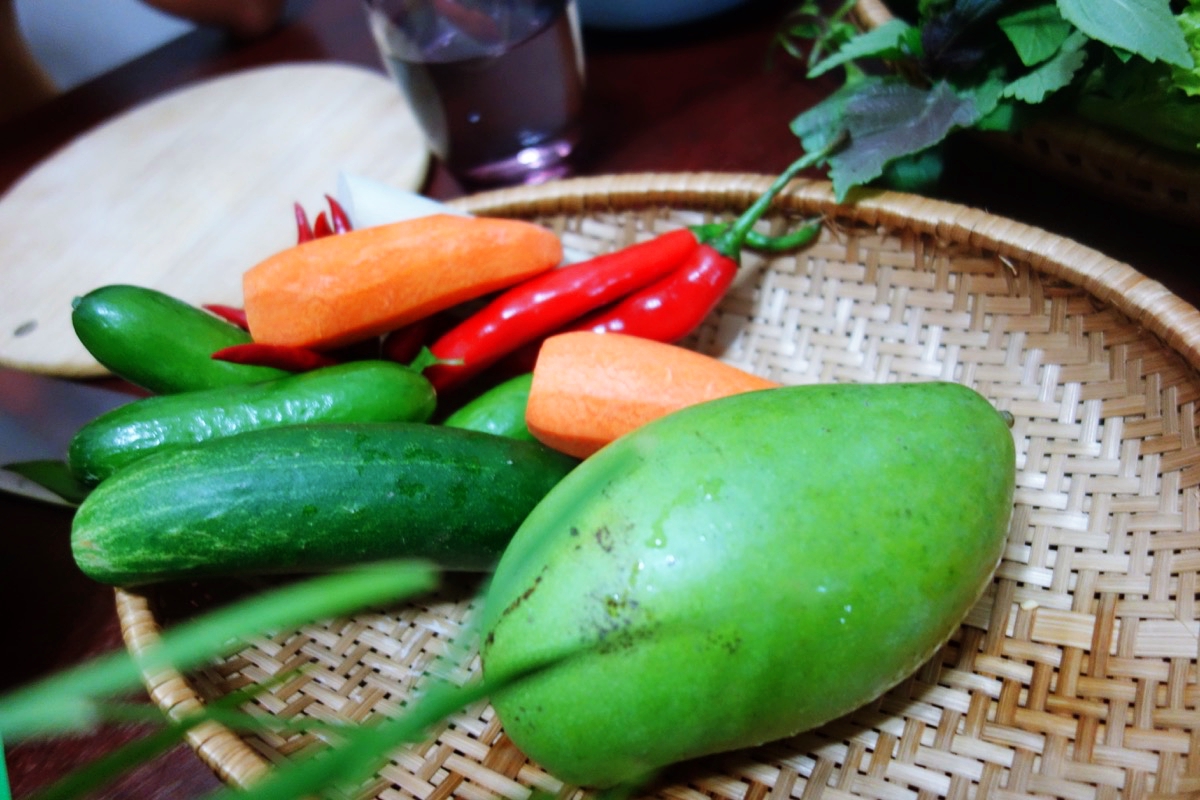 ベトナム料理の野菜