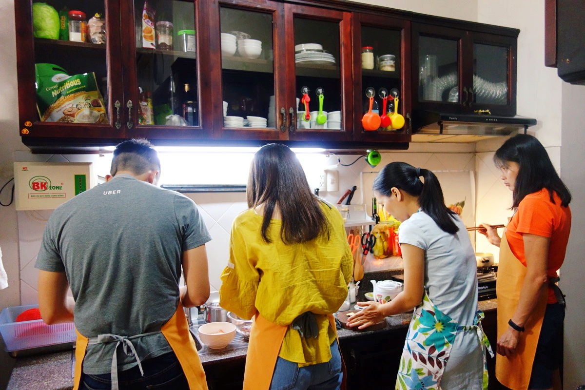 Airbne Experienceのベトナム料理教室