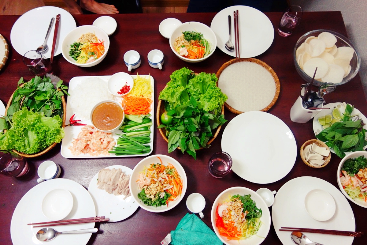 Airbne Experienceでのベトナム料理体験