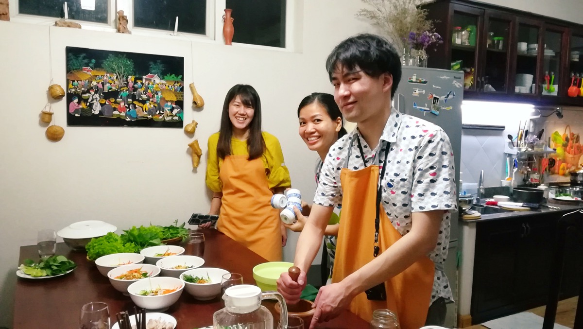 Airbne Experienceのベトナム料理教室