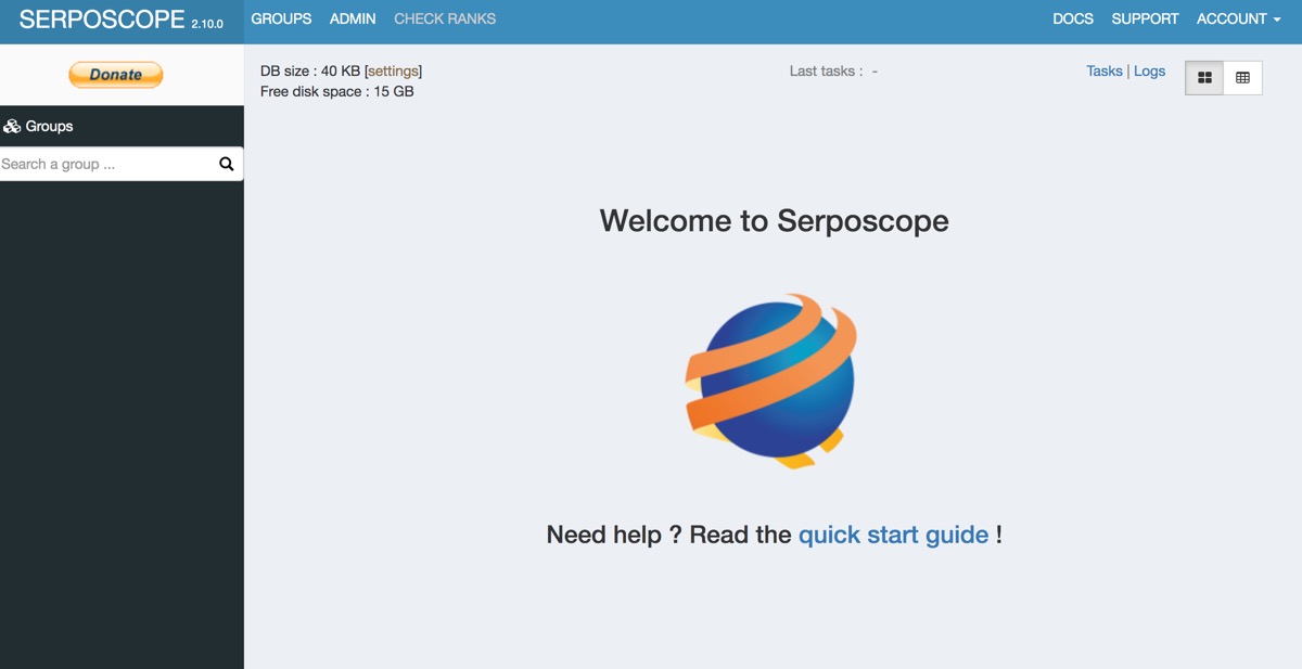 検索順位チェックツール「Serposcope」